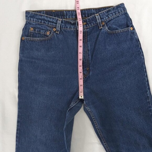 VTG Levi's Dark Wash Denim 512 Slim Fit Tapered Leg Jeans - Picture 6 of 9